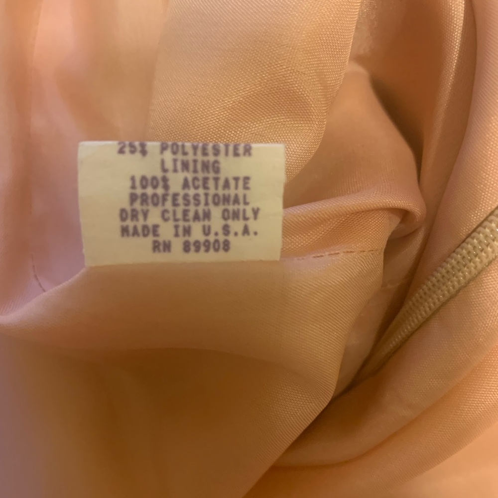 Victor Costa Tan Spaghetti Strap Slip Maxi Dress - Picture 5 of 6